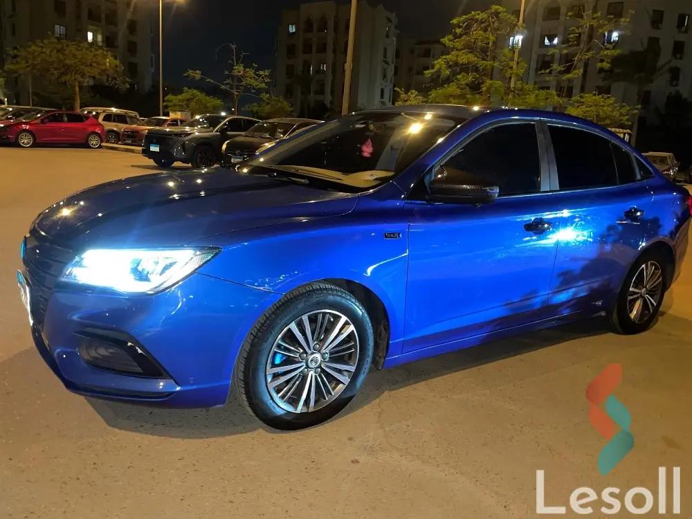 MG 5 automatic used blue model 2021