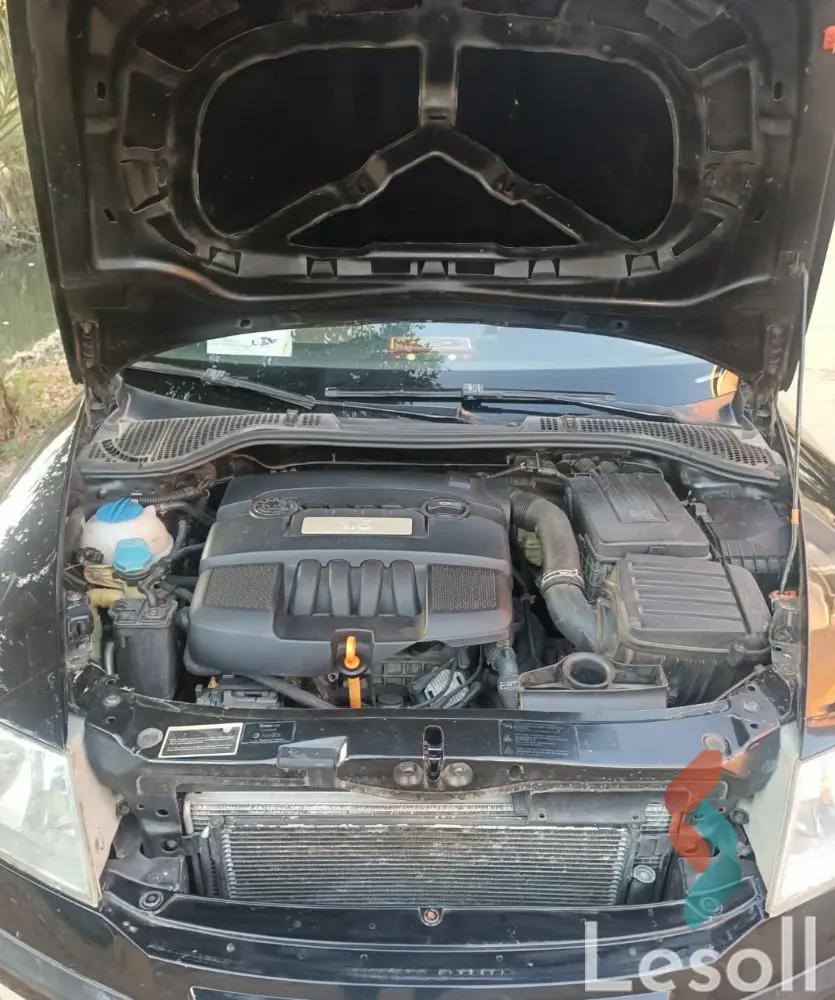 سكودا أوكتافيا اوتوماتك مستعملة أسود موديل 2007