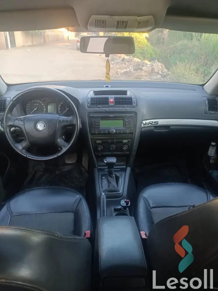 سكودا أوكتافيا اوتوماتك مستعملة أسود موديل 2007