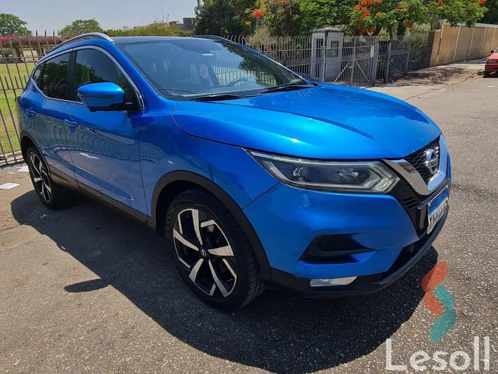 نيسان قشقاي اوتوماتك مستعملة أزرق موديل 2019 - كل الصور