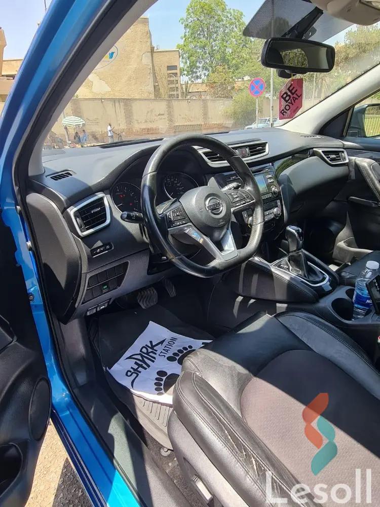 نيسان قشقاي اوتوماتك مستعملة أزرق موديل 2019 - صورة 3