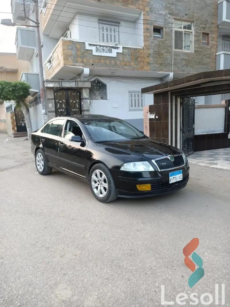 سكودا أوكتافيا اوتوماتك مستعملة أسود موديل 2007