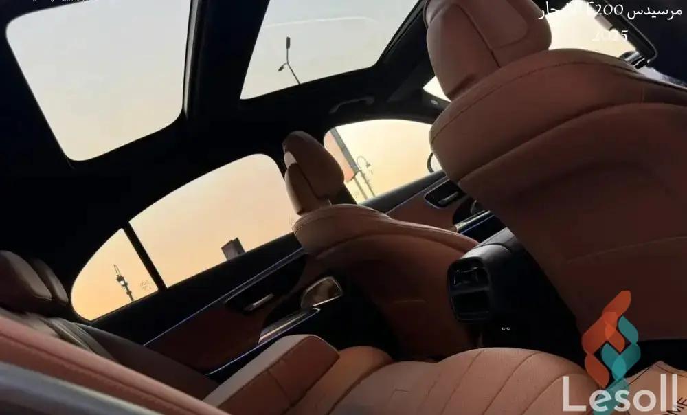 مرسيدس بنز اي ٢٠٠ اوتوماتك جديدة أسود موديل 2025