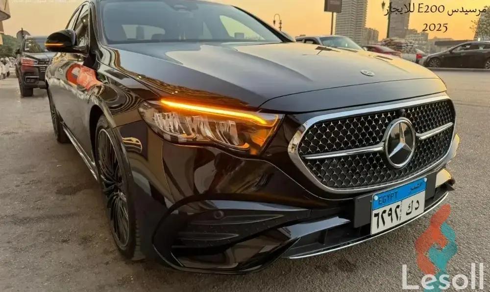 مرسيدس بنز اي ٢٠٠ اوتوماتك جديدة أسود موديل 2025