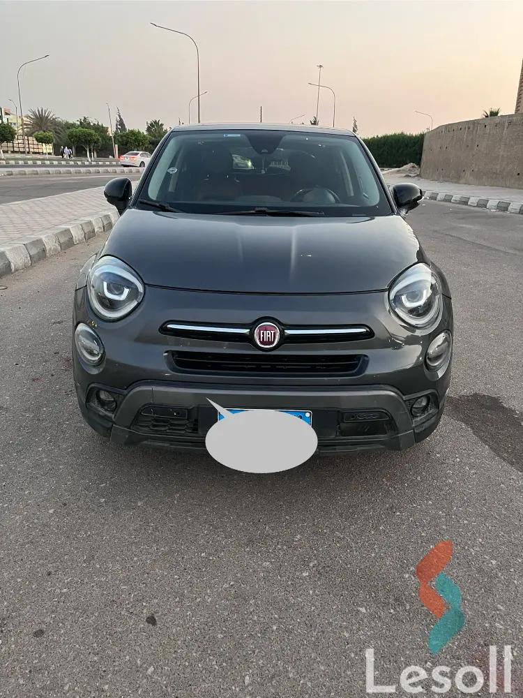 Fiat 500x automatic used dark gray model 2021