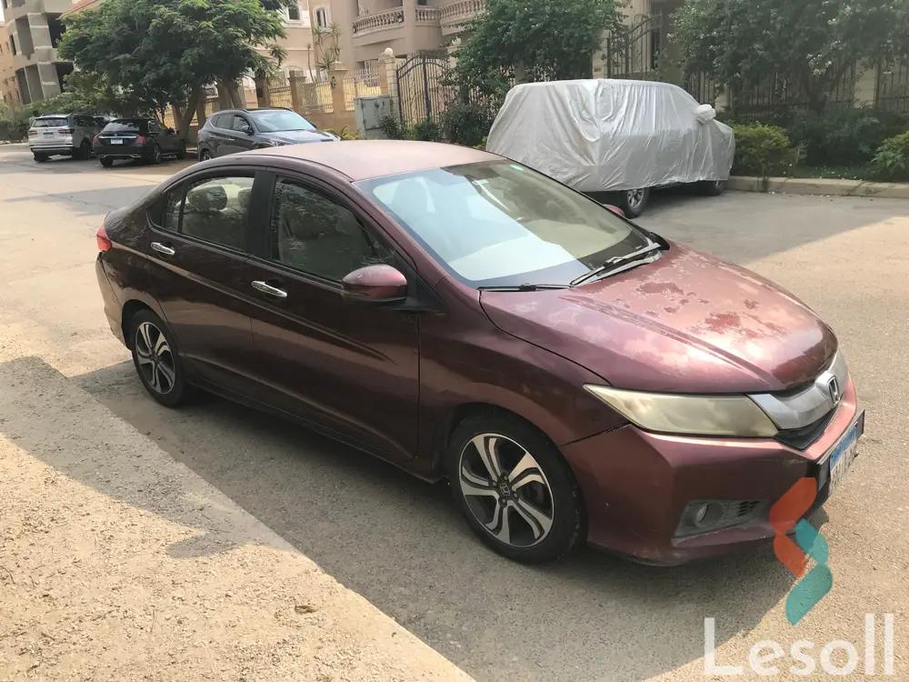 هوندا سيتي اوتوماتك مستعملة أحمر موديل 2014 - كل الصور