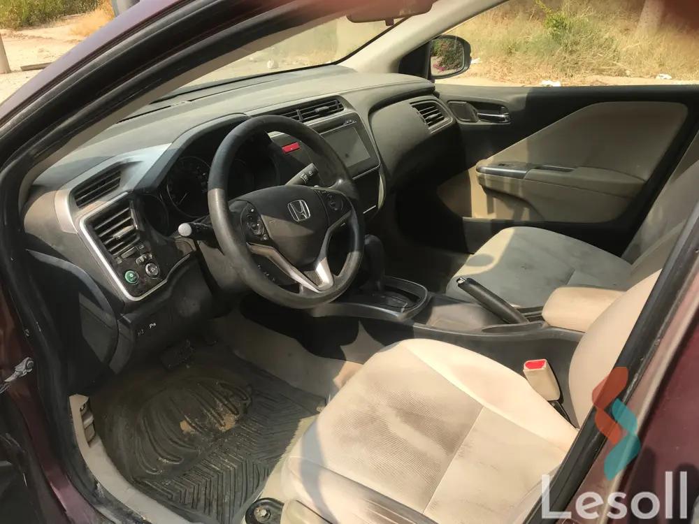 هوندا سيتي اوتوماتك مستعملة أحمر موديل 2014