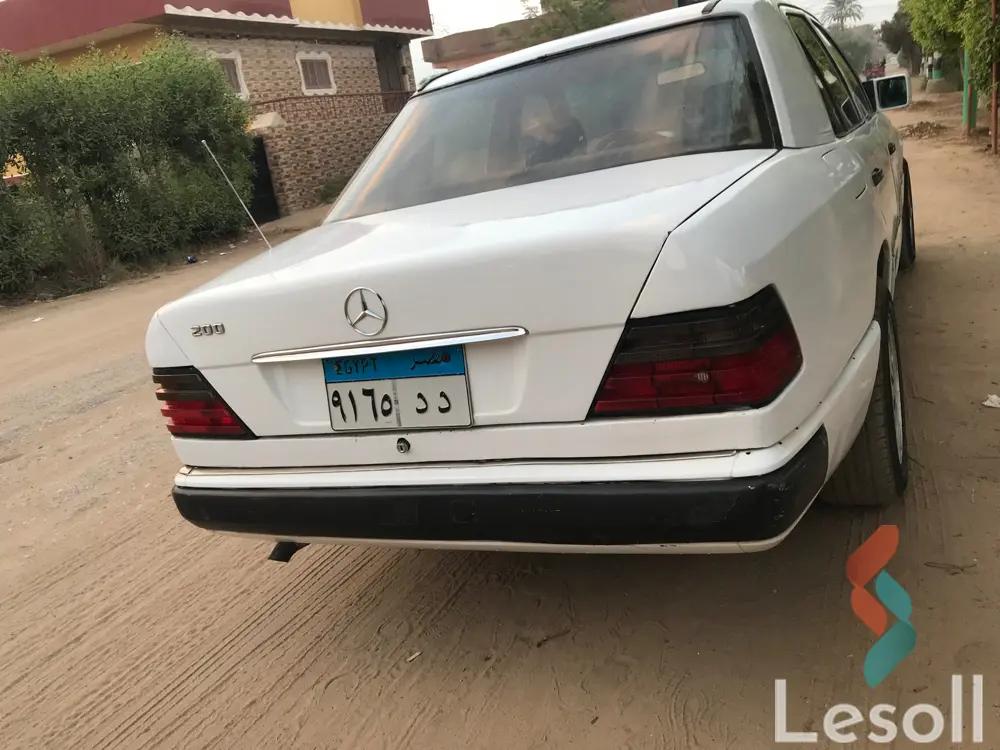 مرسيدس بنز اي ٢٠٠ اوتوماتك مستعملة أبيض موديل 1987