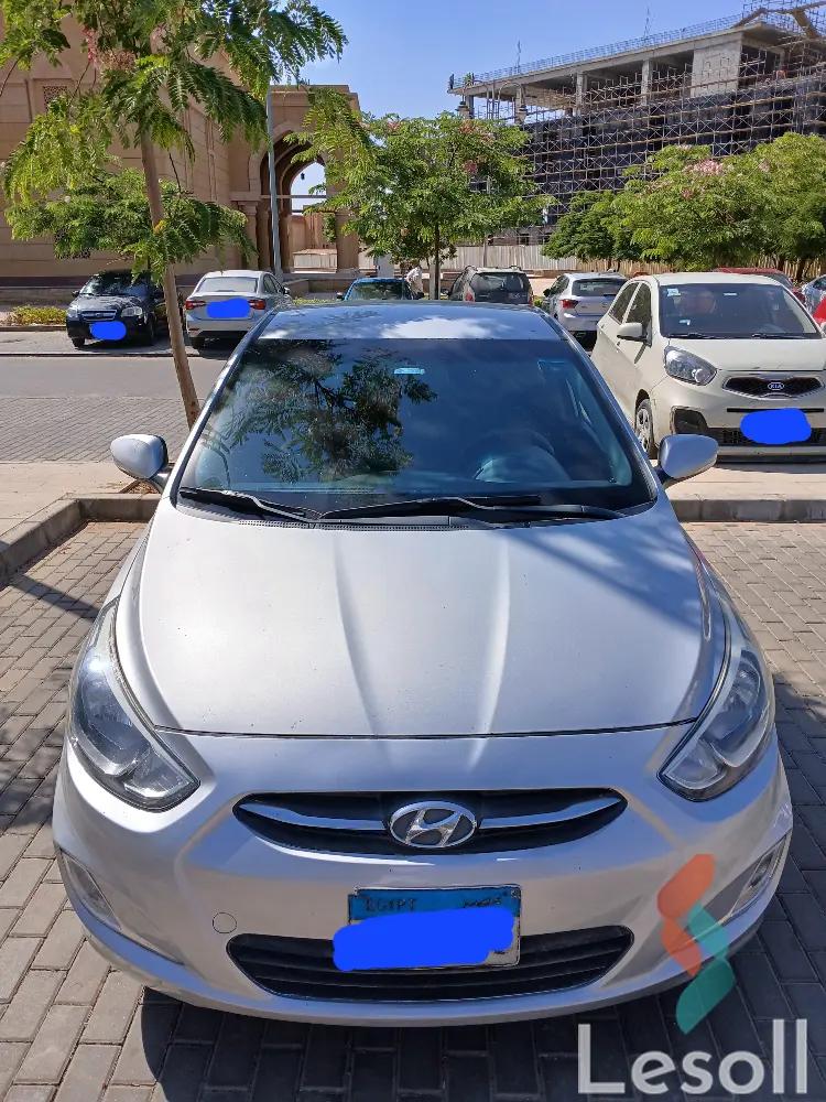 هيونداي أكسنت اوتوماتك مستعملة فضي موديل 2016