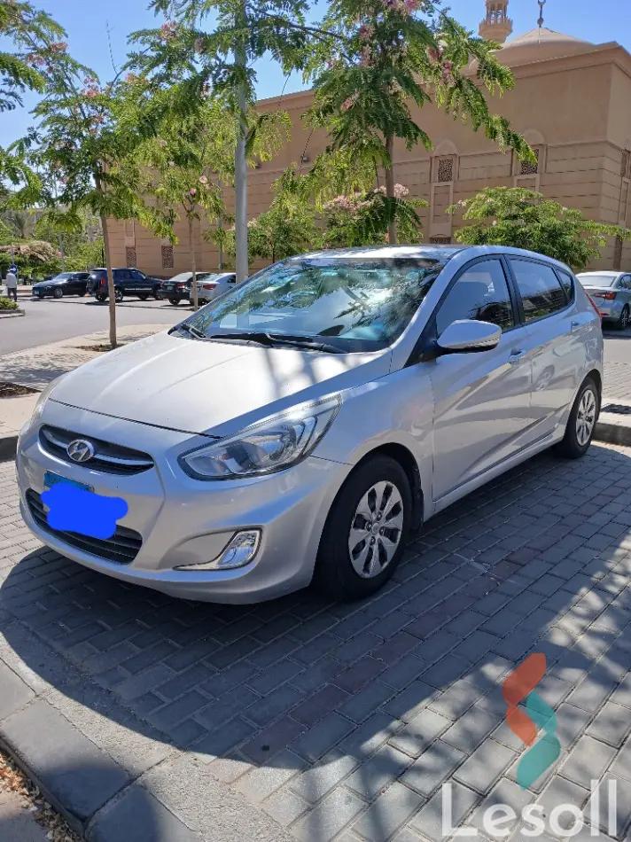 هيونداي أكسنت اوتوماتك مستعملة فضي موديل 2016