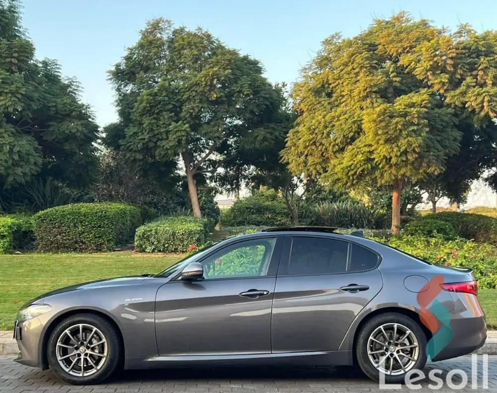 الفا روميو ألفا روميو جوليا اوتوماتك جديدة رمادي داكن موديل 2021 - صورة 2