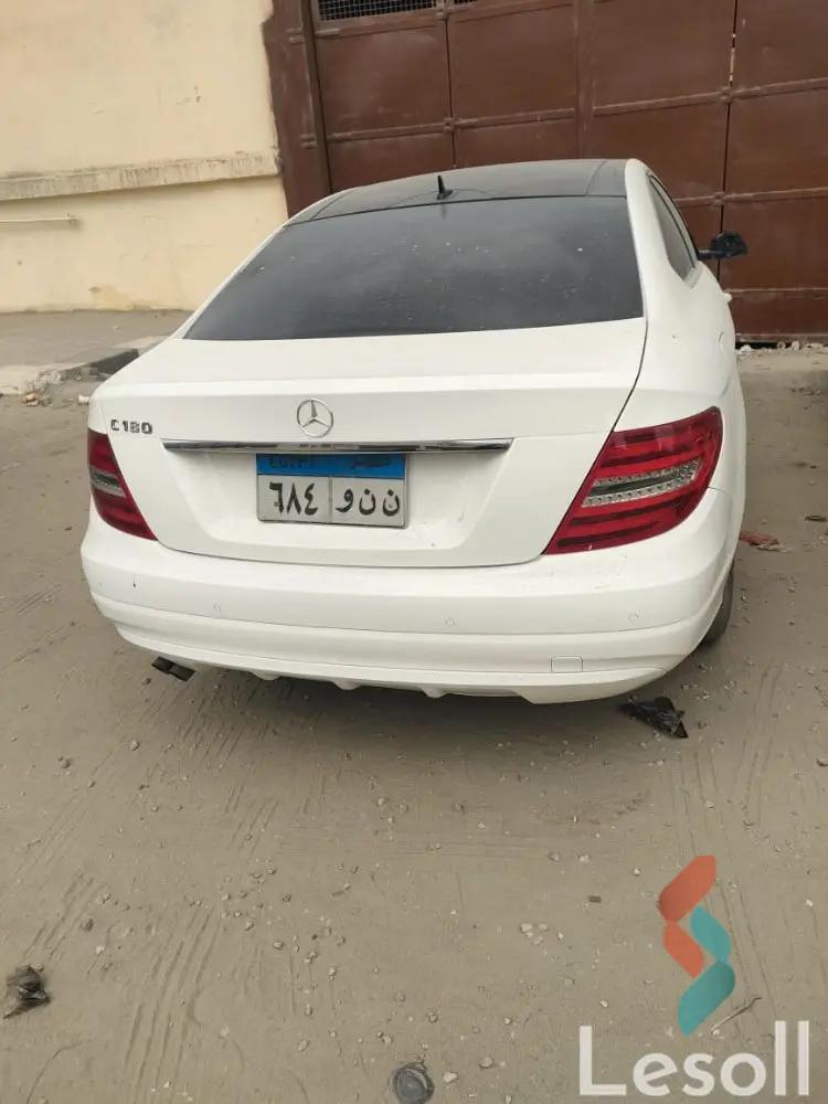 مرسيدس بنز ١٨٠ سي اوتوماتك مستعملة أبيض موديل 2013