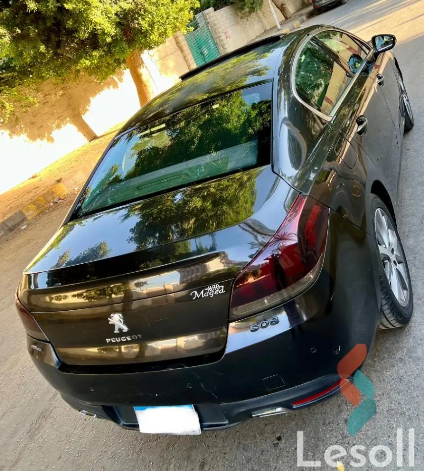 بيجو 508 اوتوماتك مستعملة أسود موديل 2016