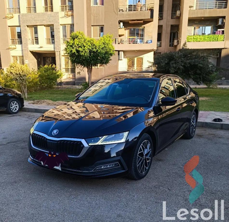 سكودا أوكتافيا اوتوماتك مستعملة أسود موديل 2021