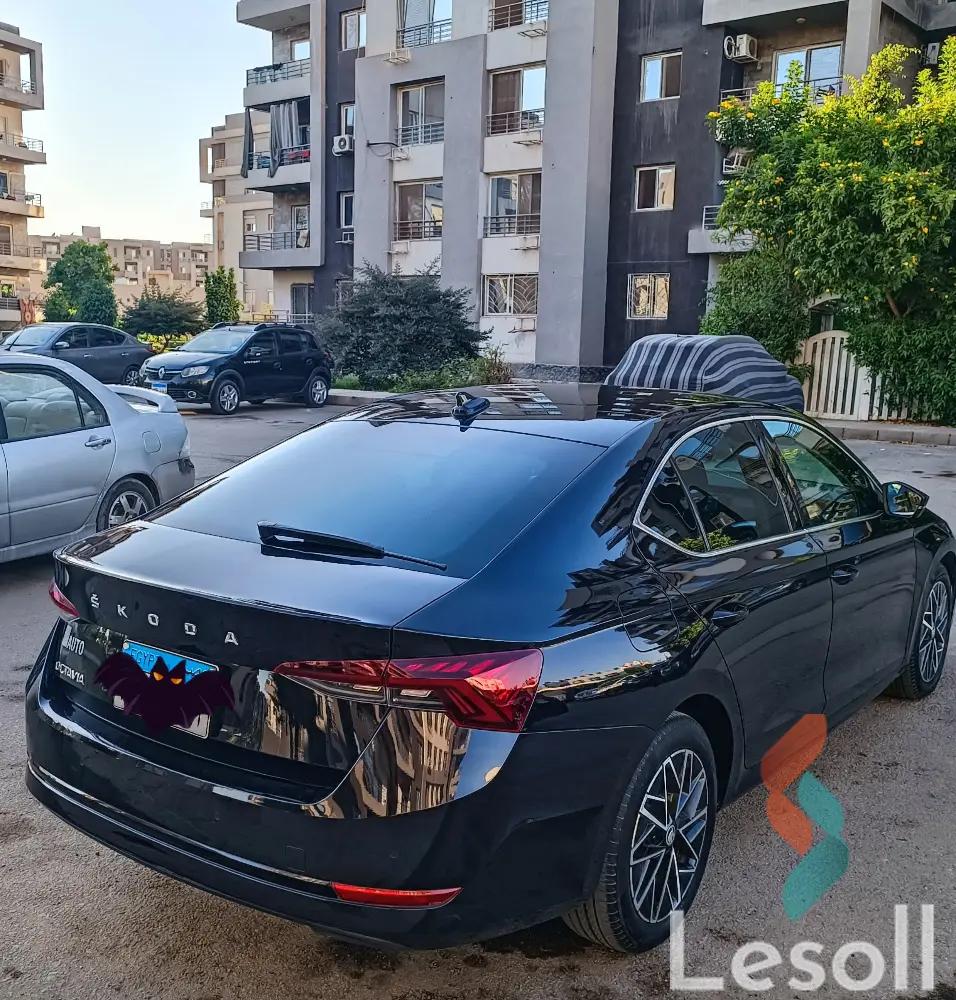 سكودا أوكتافيا اوتوماتك مستعملة أسود موديل 2021