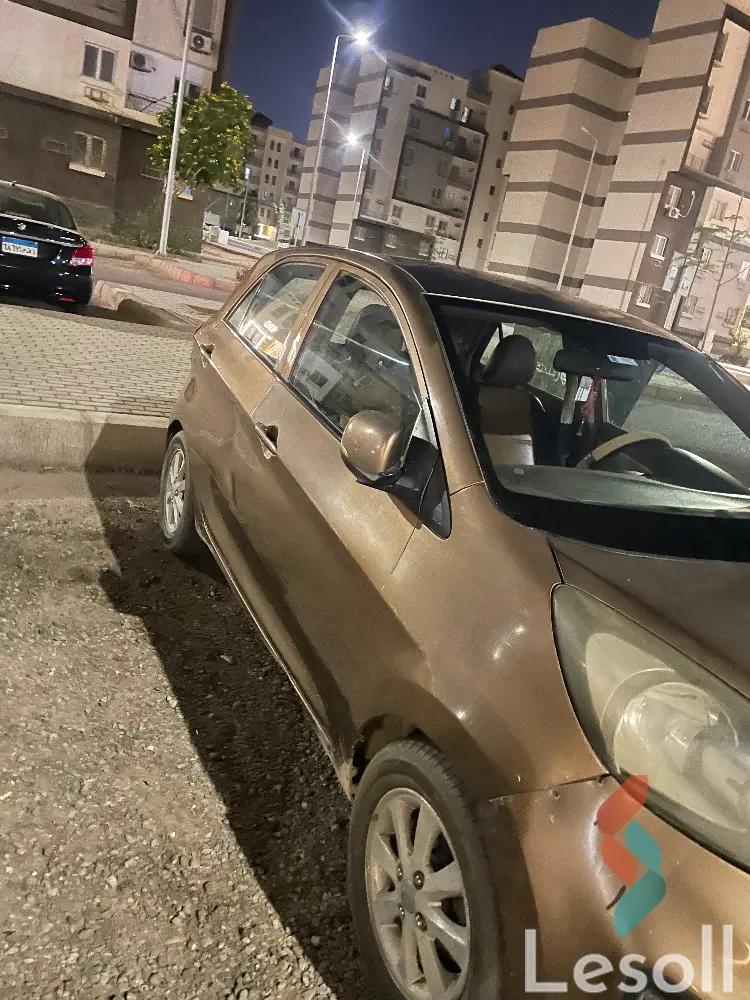 كيا بيكانتو اوتوماتك مستعملة برونزي موديل 2013