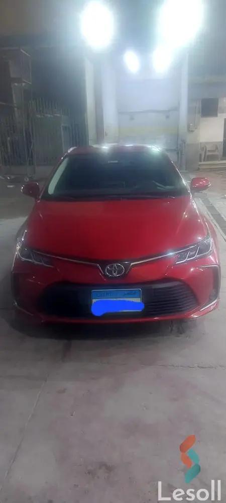 تويوتا كورولا اوتوماتك مستعملة أحمر موديل 2020