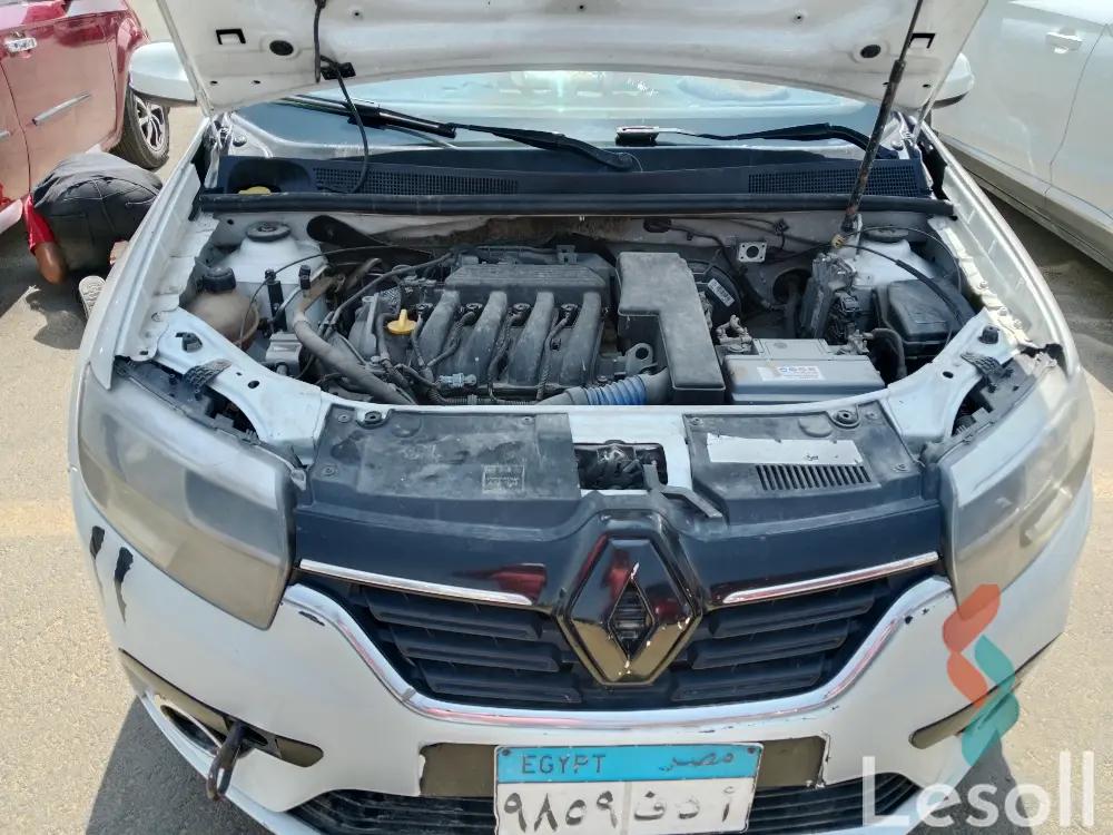 رينو لوجان اوتوماتك مستعملة أبيض موديل 2020