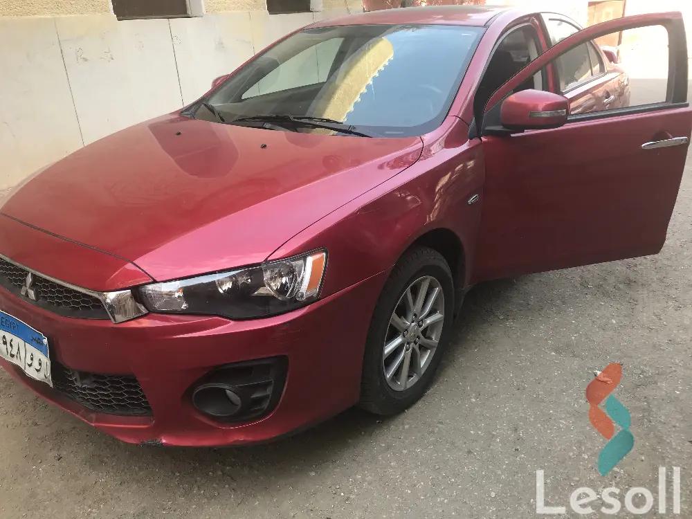 ميتسوبيشي لانسر اوتوماتك مستعملة أحمر موديل 2017