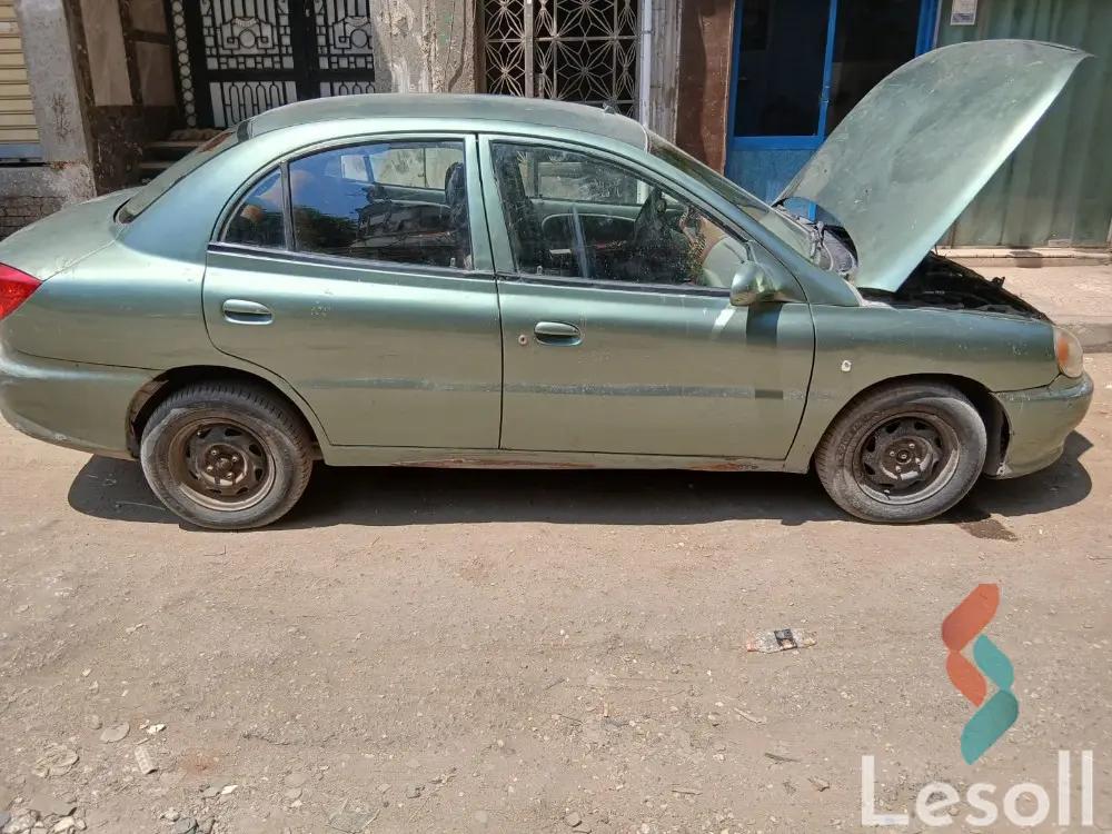 كيا ريو مانيوال مستعملة أخضر موديل 2001 - كل الصور