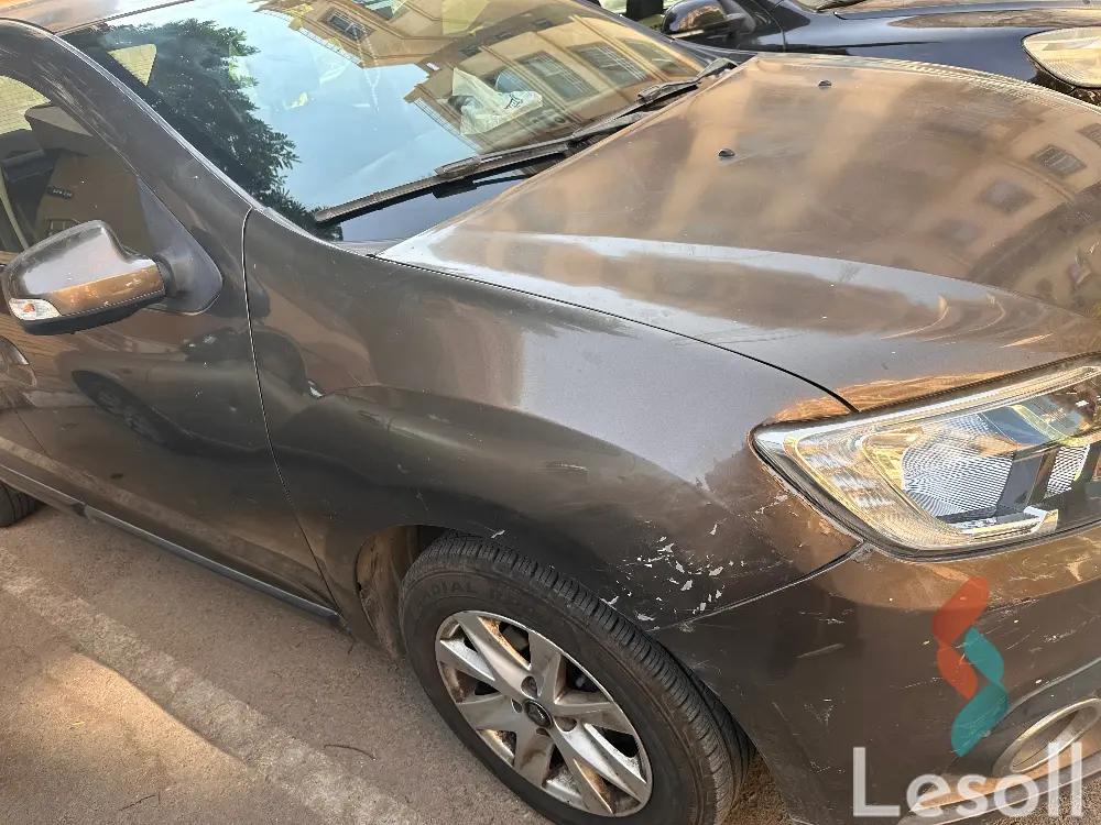 رينو لوجان اوتوماتك مستعملة بني موديل 2018