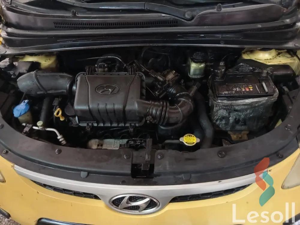 هيونداي i10 مانيوال جديدة ذهبي موديل 2008