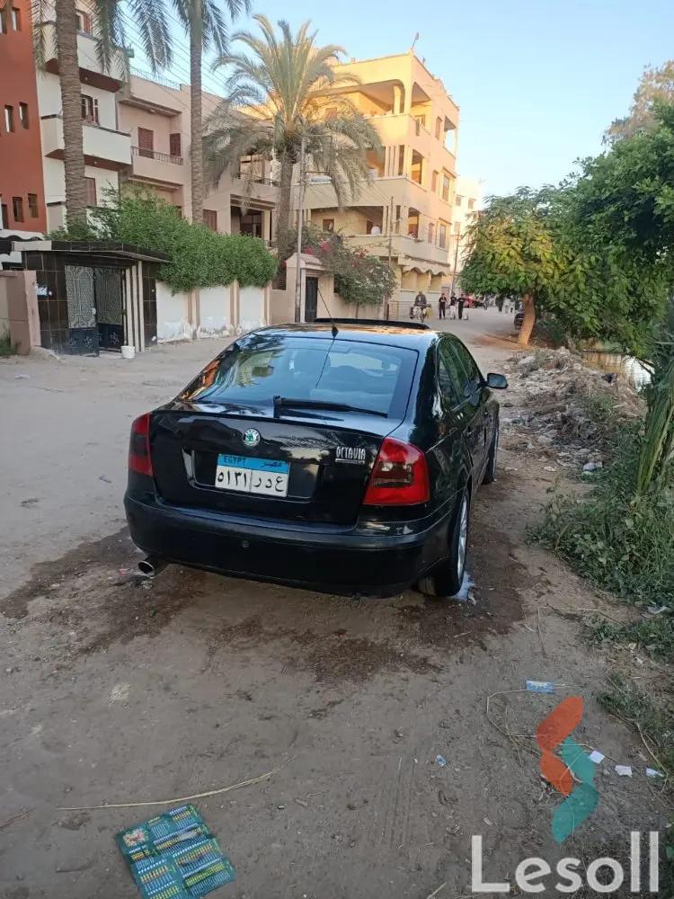 سكودا أوكتافيا اوتوماتك مستعملة أسود موديل 2007