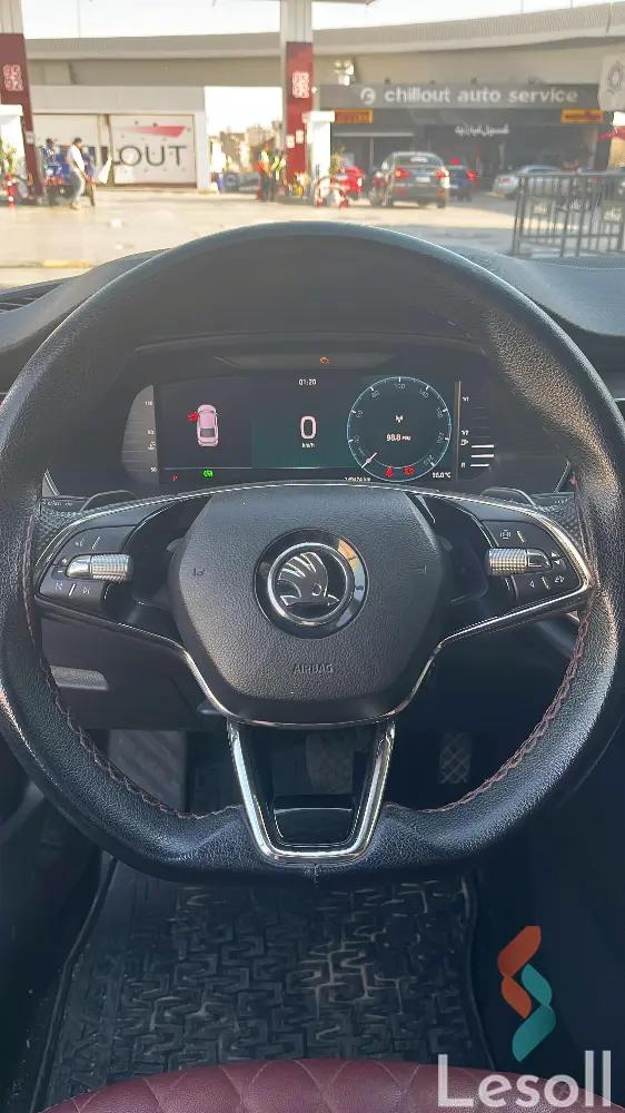 سكودا أوكتافيا اوتوماتك مستعملة أسود موديل 2022