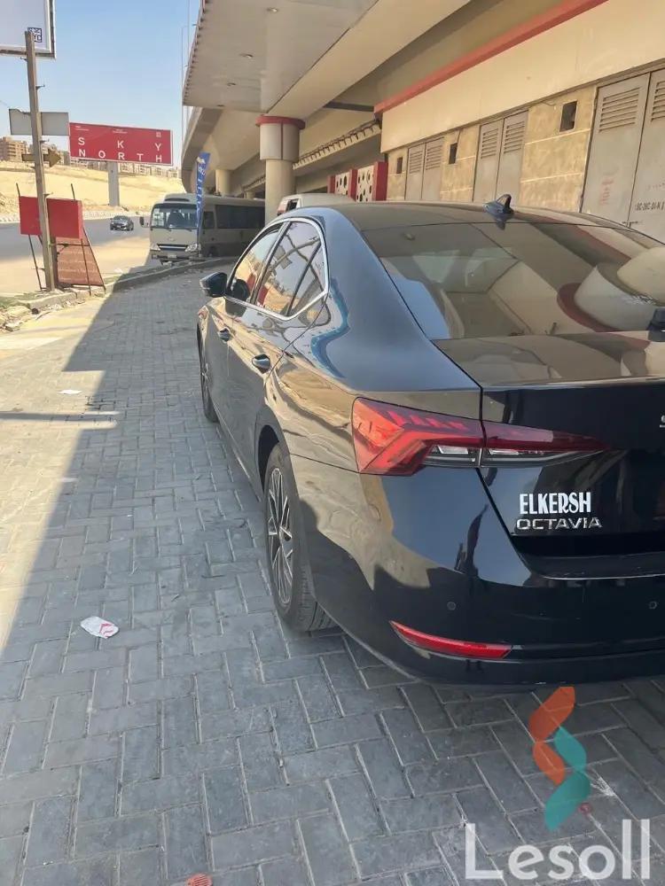 سكودا أوكتافيا اوتوماتك مستعملة أسود موديل 2022