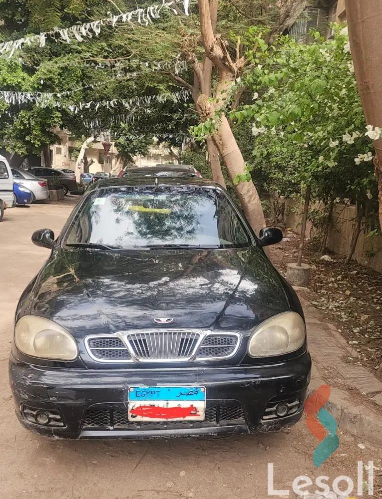 دايو لانوس مانيوال مستعملة أسود موديل 2007