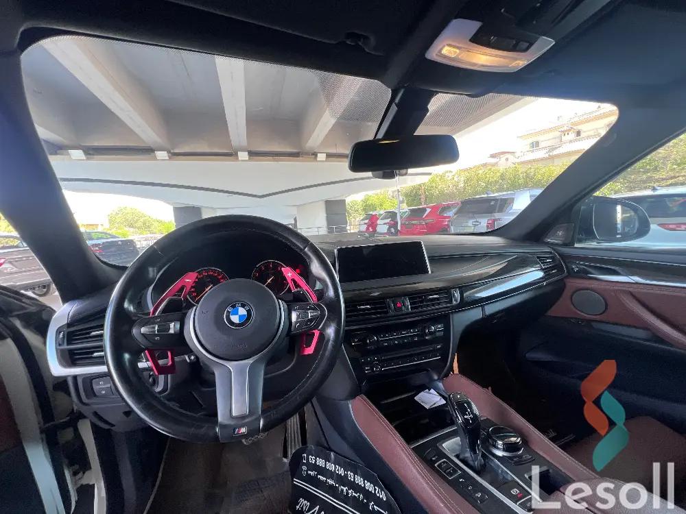 بي ام دبليو x6 اوتوماتك مستعملة أبيض موديل 2019