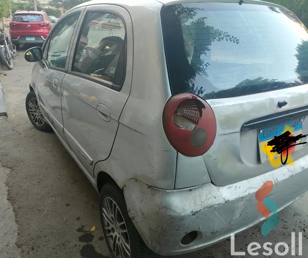 شيفروليه سبارك مانيوال مستعملة فضي موديل 2010