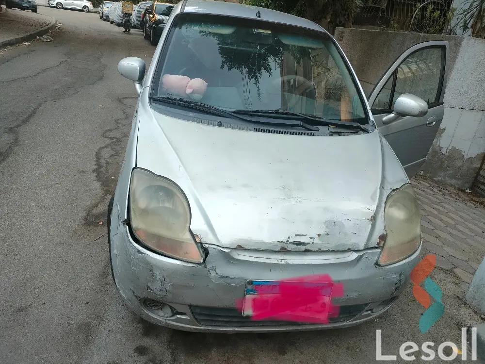 شيفروليه سبارك مانيوال مستعملة فضي موديل 2010