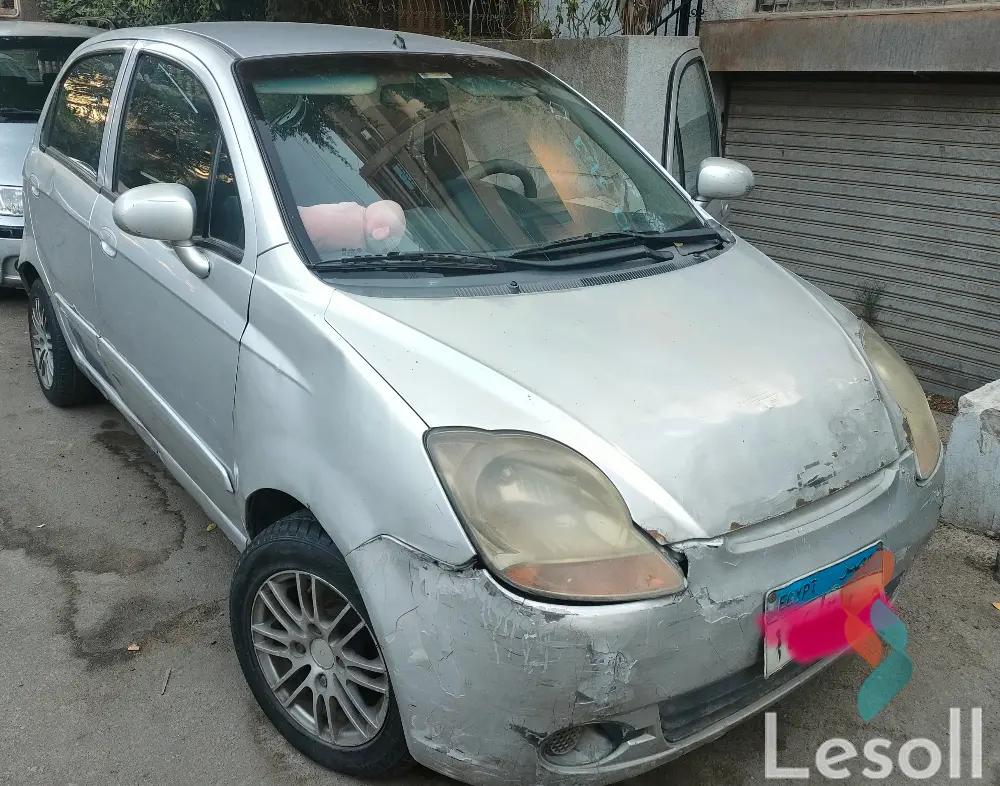 شيفروليه سبارك مانيوال مستعملة فضي موديل 2010