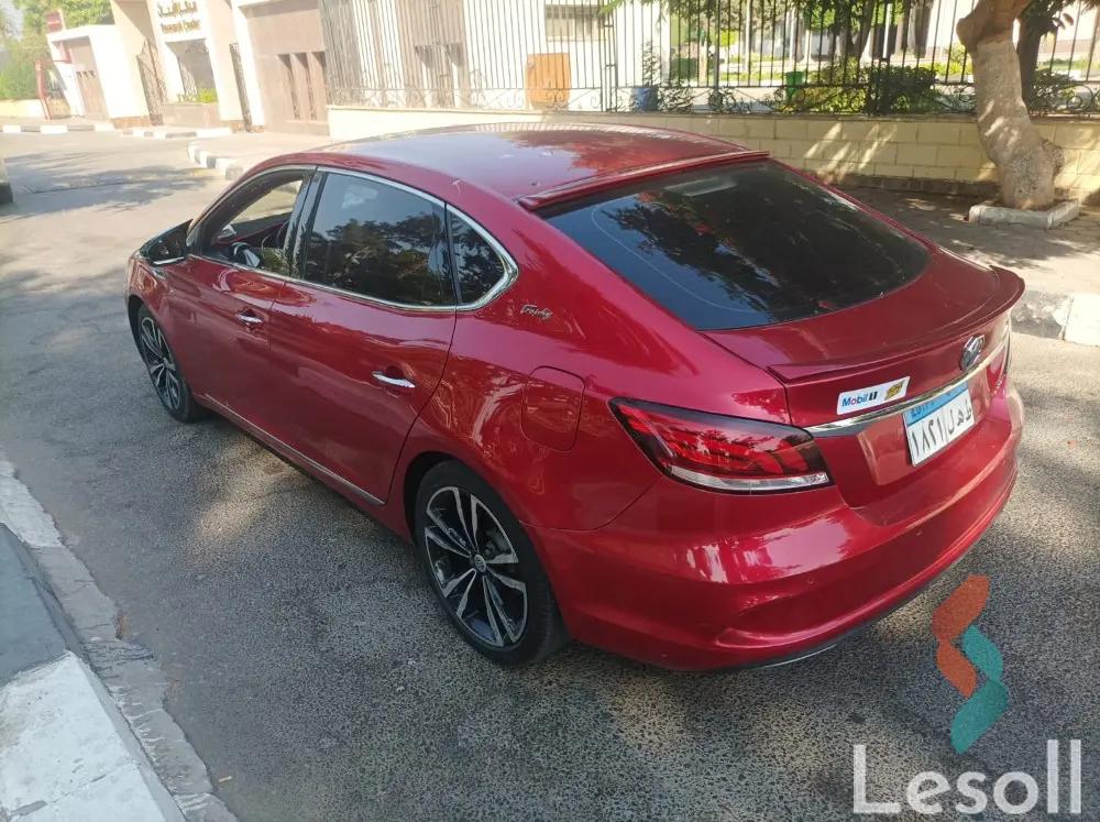 MG 6 automatic used maroon model 2021