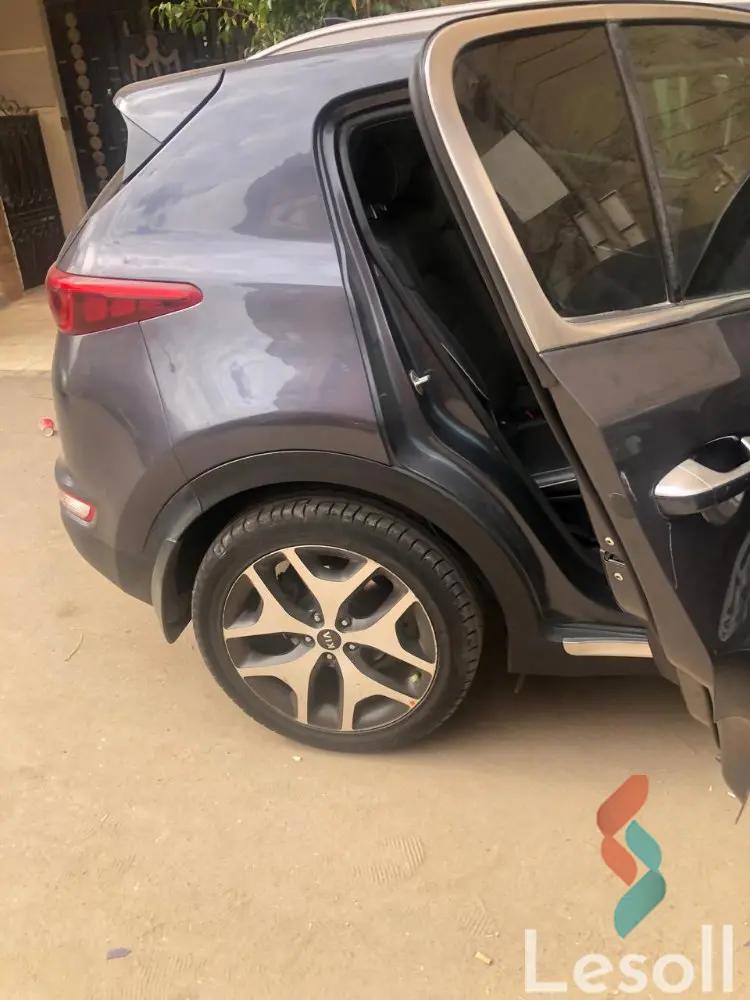 كيا سبورتاج اوتوماتك جديدة رمادي داكن موديل 2017