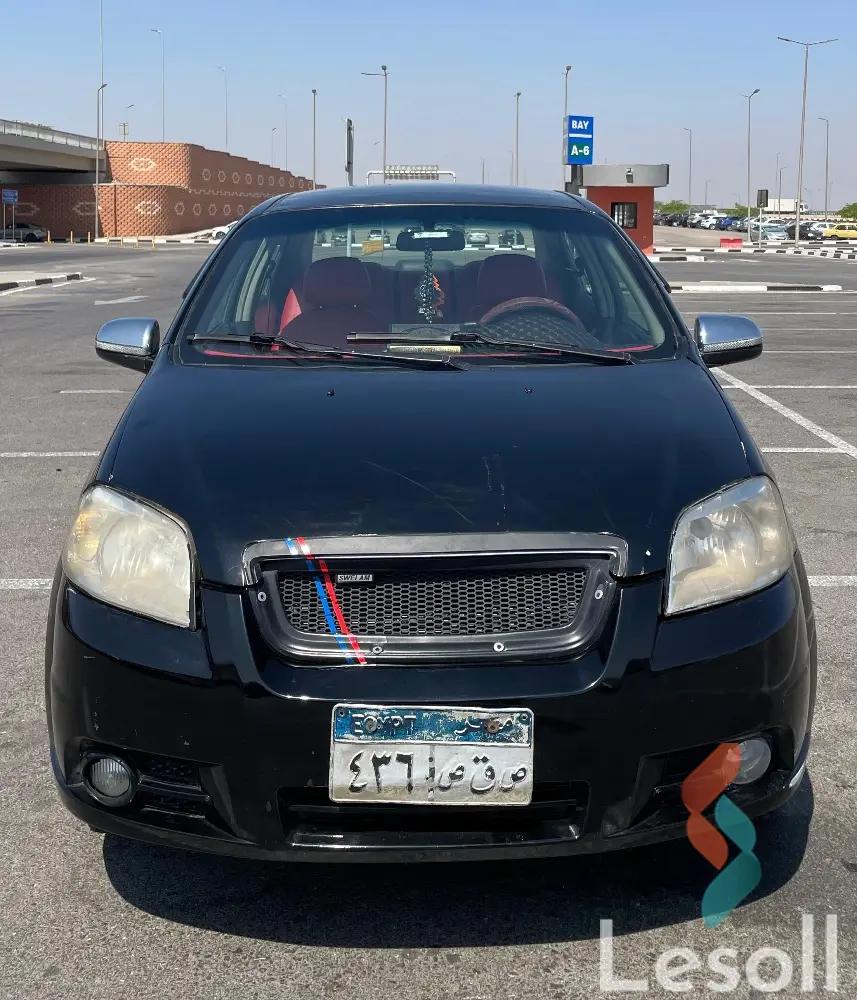 شيفروليه افيو مانيوال مستعملة أسود موديل 2010