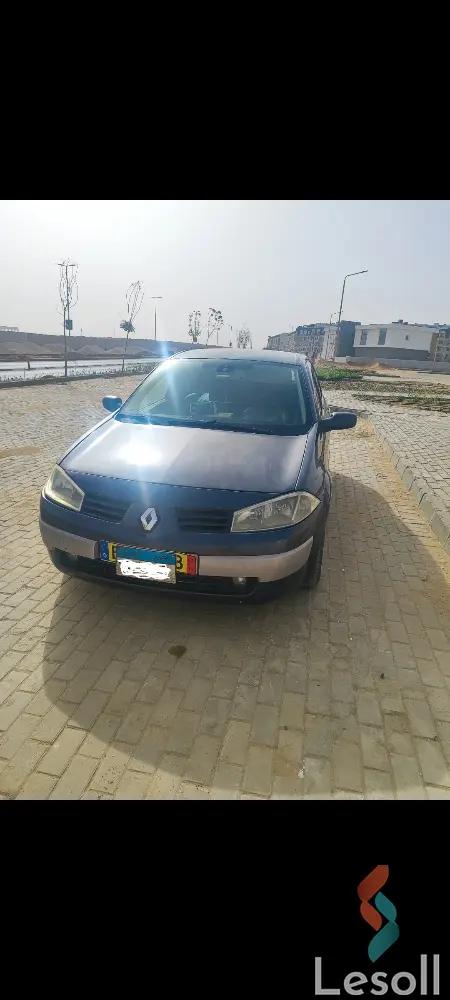 رينو ميجان اوتوماتك مستعملة رمادي داكن موديل 2006