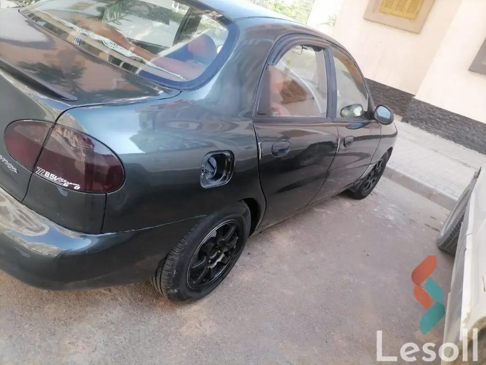 دايو لانوس مانيوال مستعملة أخضر موديل 1997