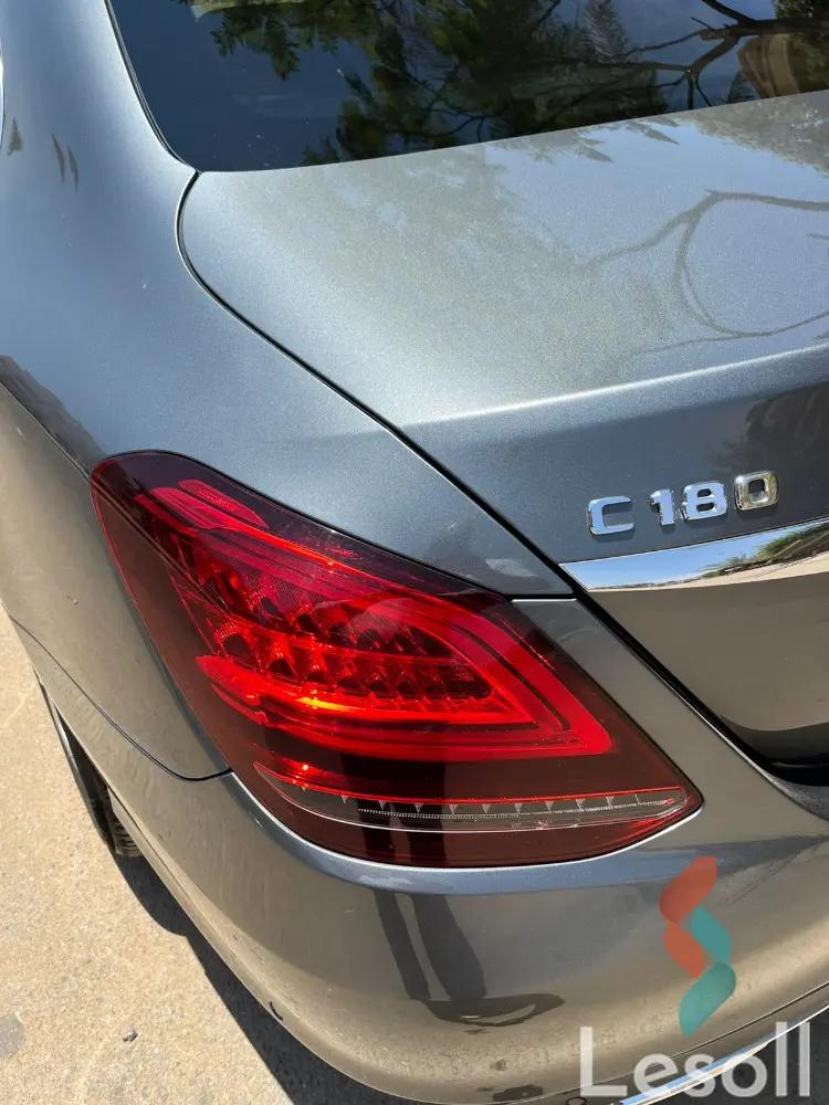 مرسيدس بنز ١٨٠ سي اوتوماتك مستعملة فضي موديل 2019 - كل الصور