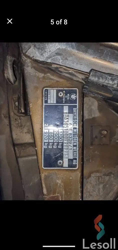 بي ام دبليو 520i مانيوال مستعملة بني موديل 1980