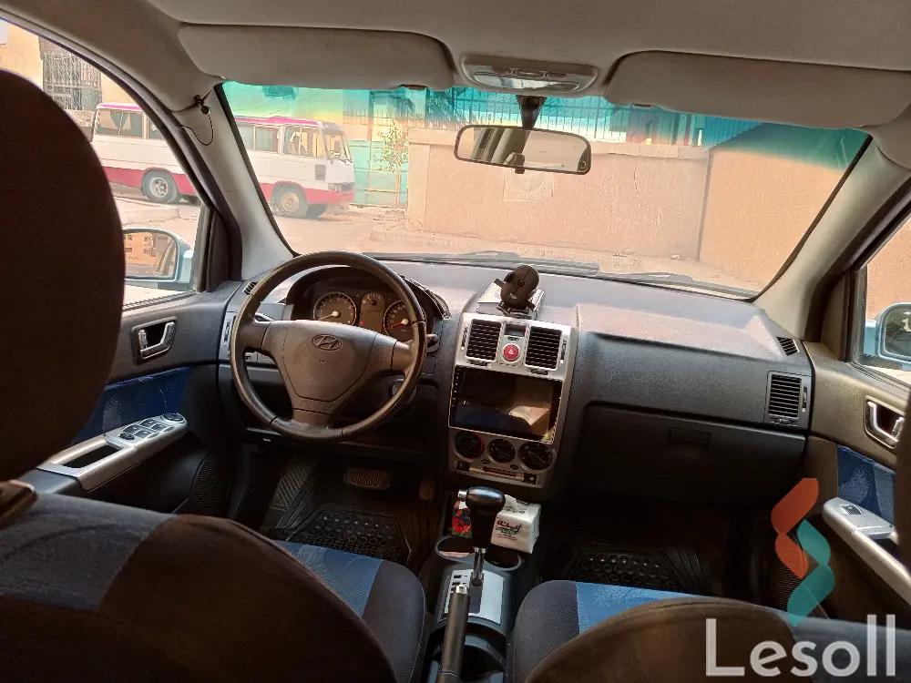 هيونداي جيتز اوتوماتك مستعملة أزرق سماوي موديل 2007