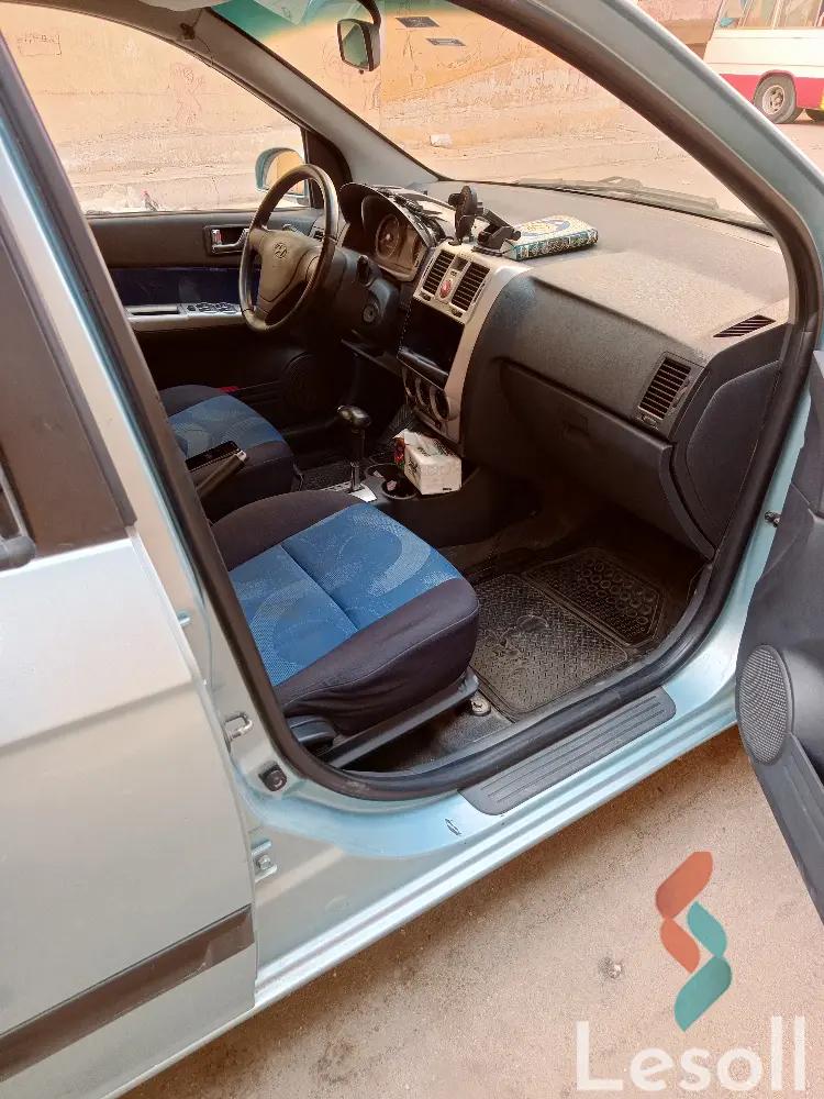 هيونداي جيتز اوتوماتك مستعملة أزرق سماوي موديل 2007