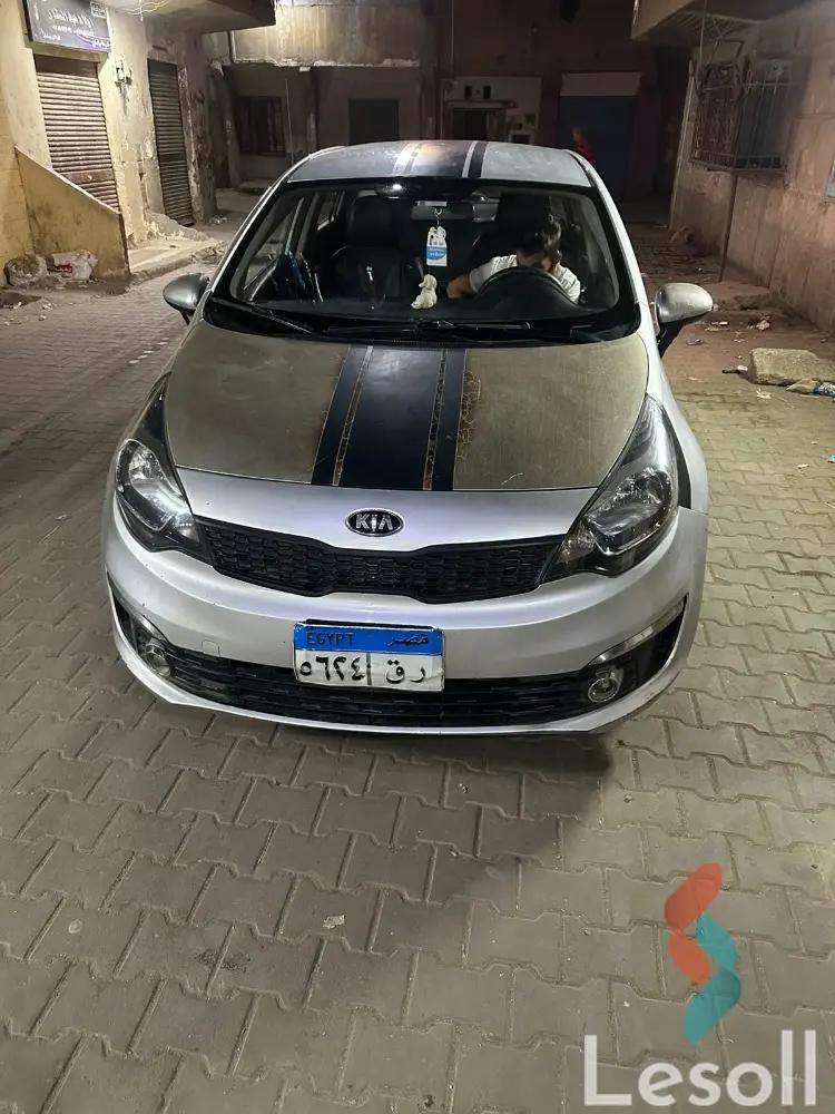 كيا ريو اوتوماتك مستعملة فضي موديل 2016 - كل الصور