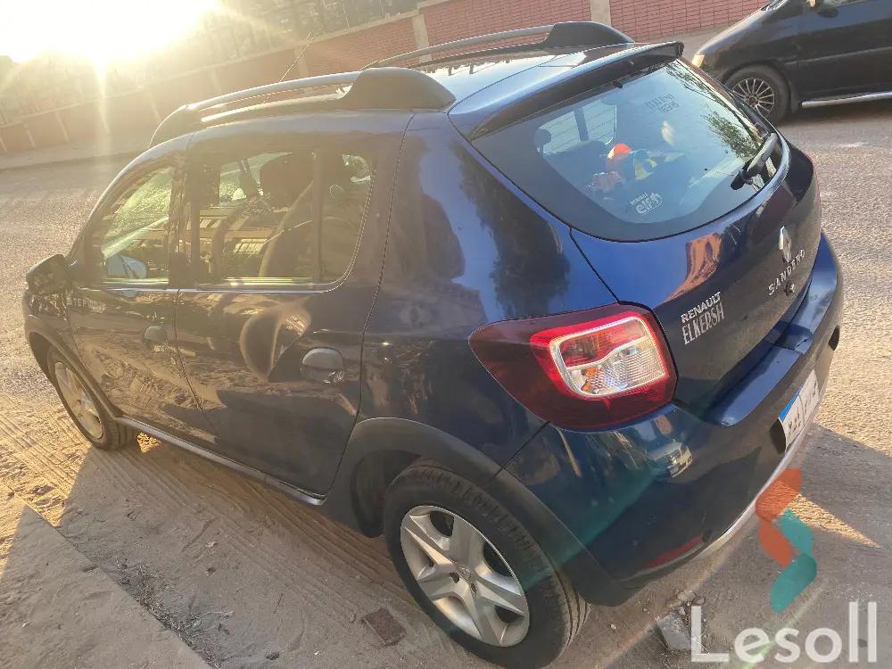 رينو سانديرو اوتوماتك مستعملة فضي موديل 2017 - صورة 4