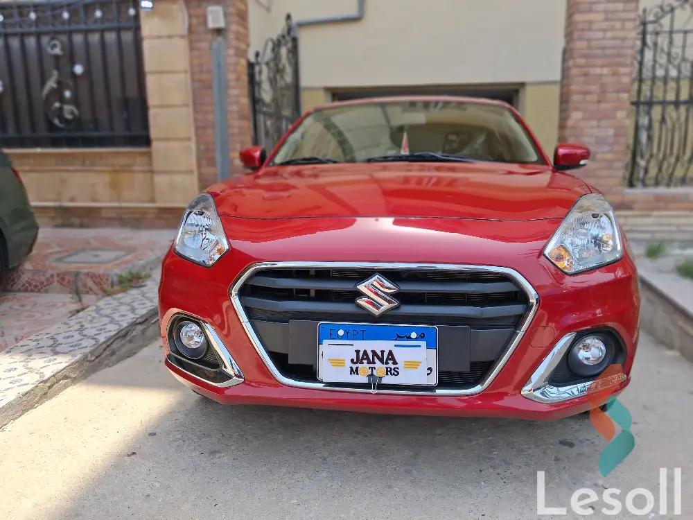 سوزوكي ديزاير اوتوماتك جديدة أحمر موديل 2024