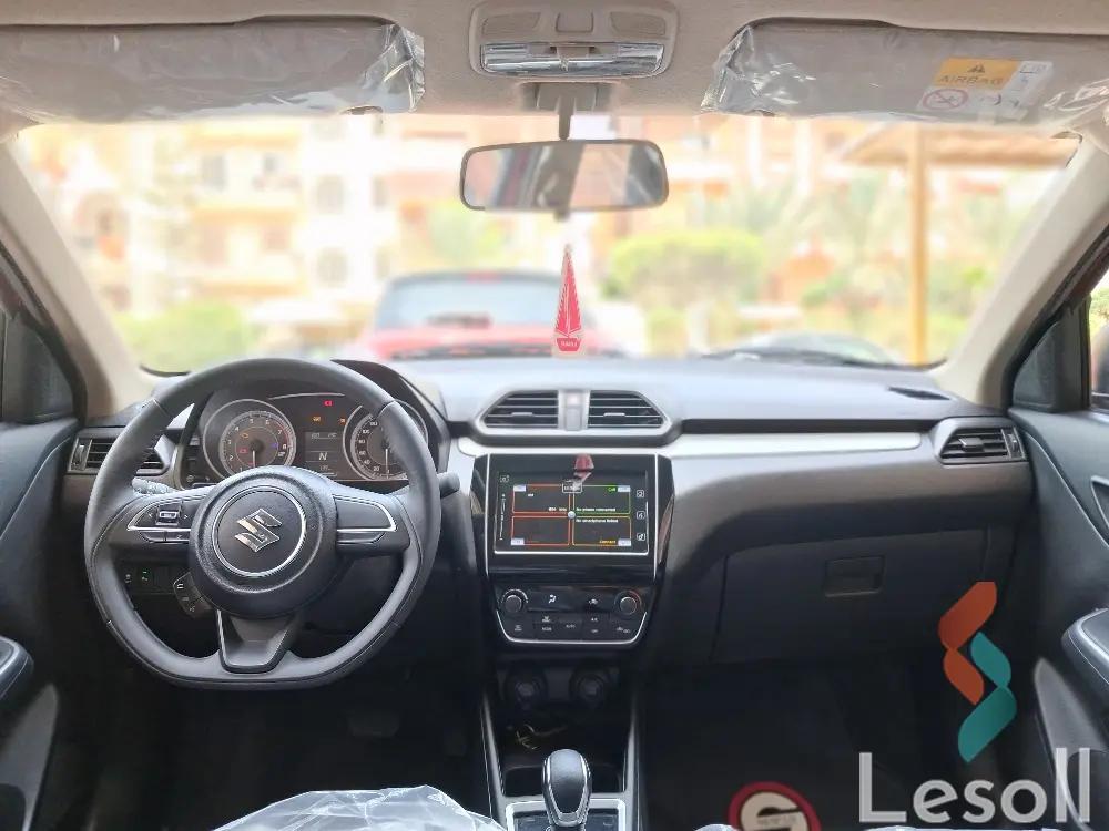 سوزوكي ديزاير اوتوماتك جديدة أحمر موديل 2024