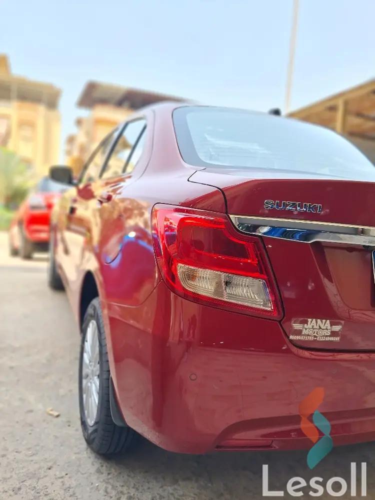 سوزوكي ديزاير اوتوماتك جديدة أحمر موديل 2024