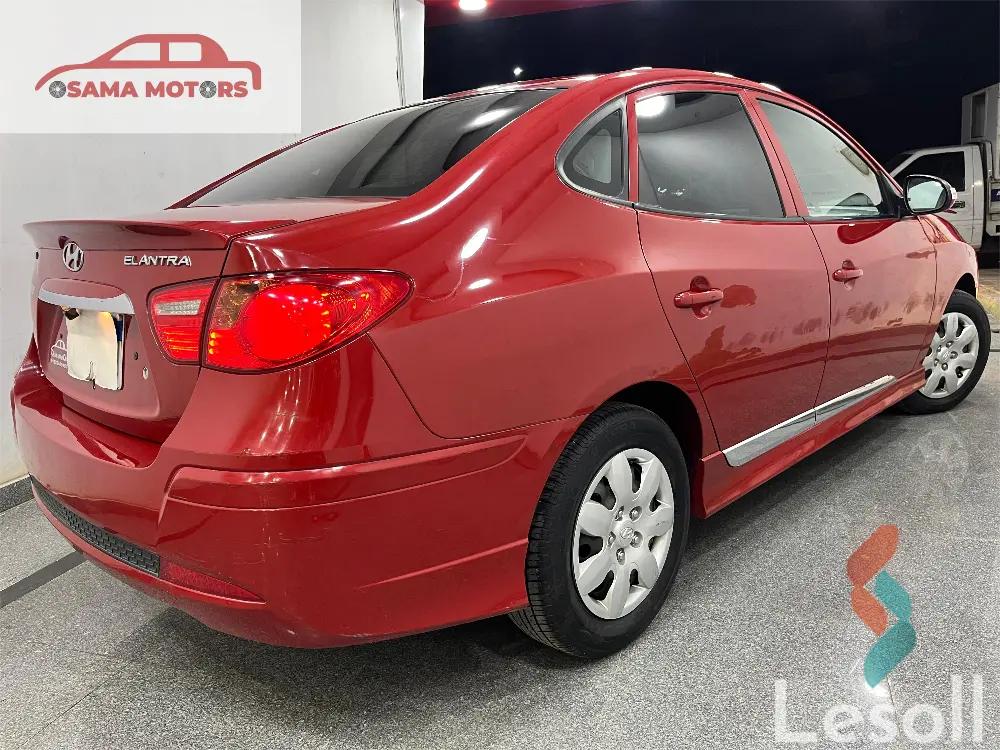 هيونداي إلنترا اوتوماتك مستعملة أحمر موديل 2022 - كل الصور