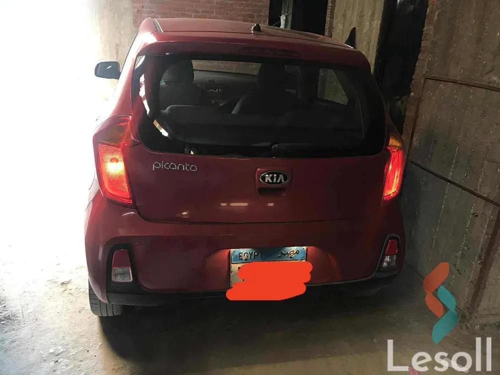 كيا بيكانتو اوتوماتك جديدة أحمر موديل 2016 - كل الصور